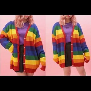 WC Harajuku Rainbow Cardigan